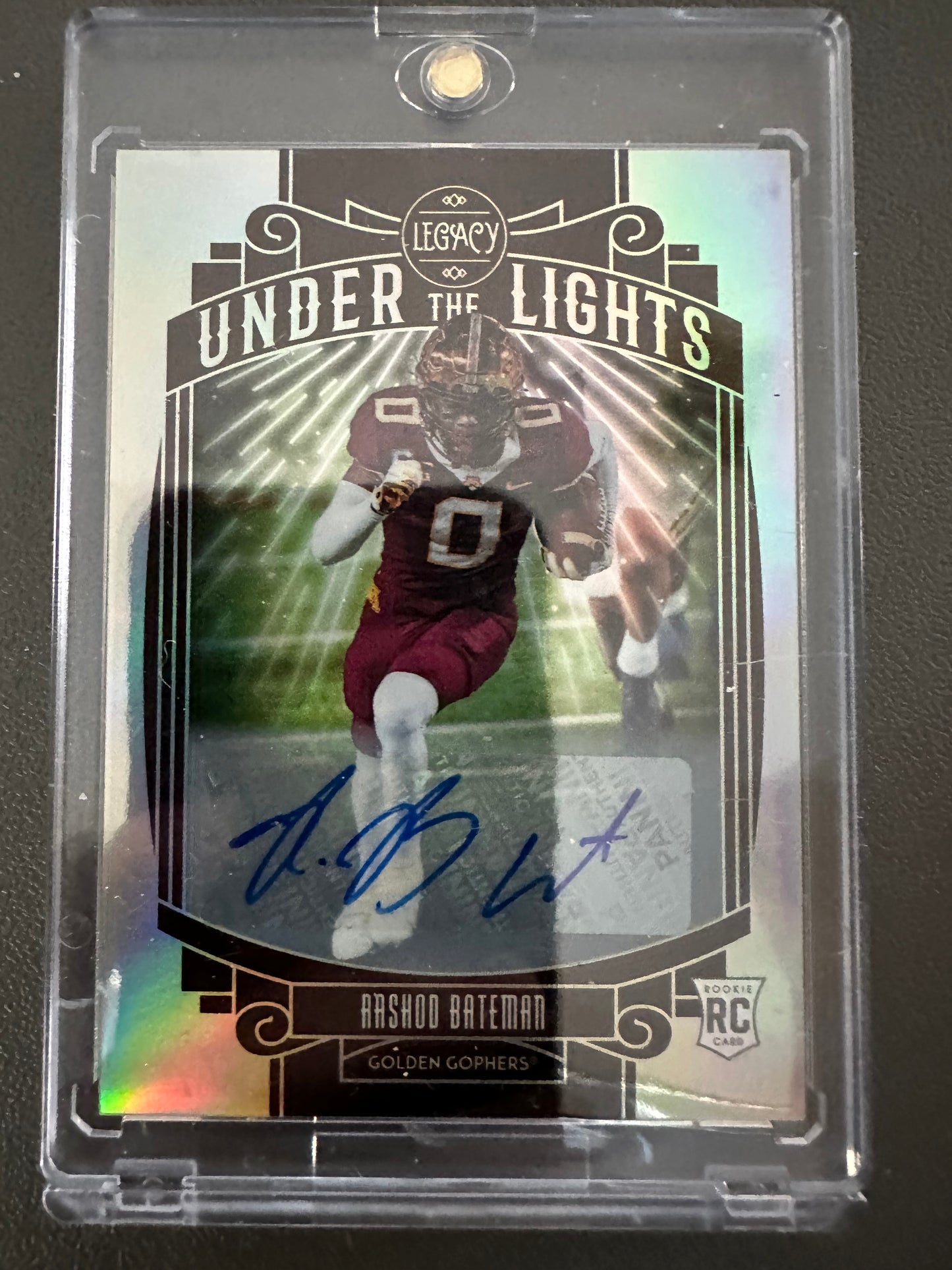 2021 Panini Legacy Rashod Bateman Under The Lights Auto RC Holo Prizm #UL-RB SP
