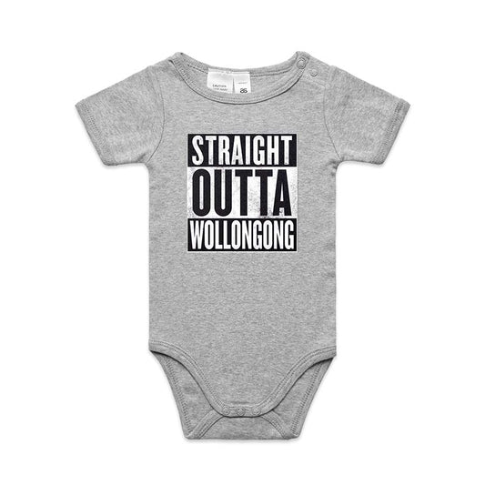Wollongong Mustang Straight Outta Wollongong Baby One Piece