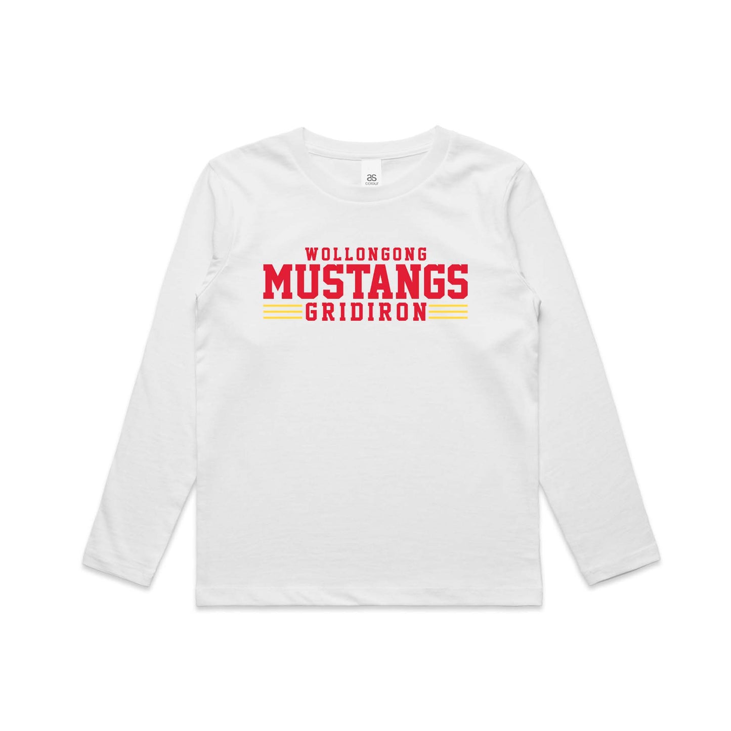 Wollongong Mustangs Kids Log Sleeve T-Shirt