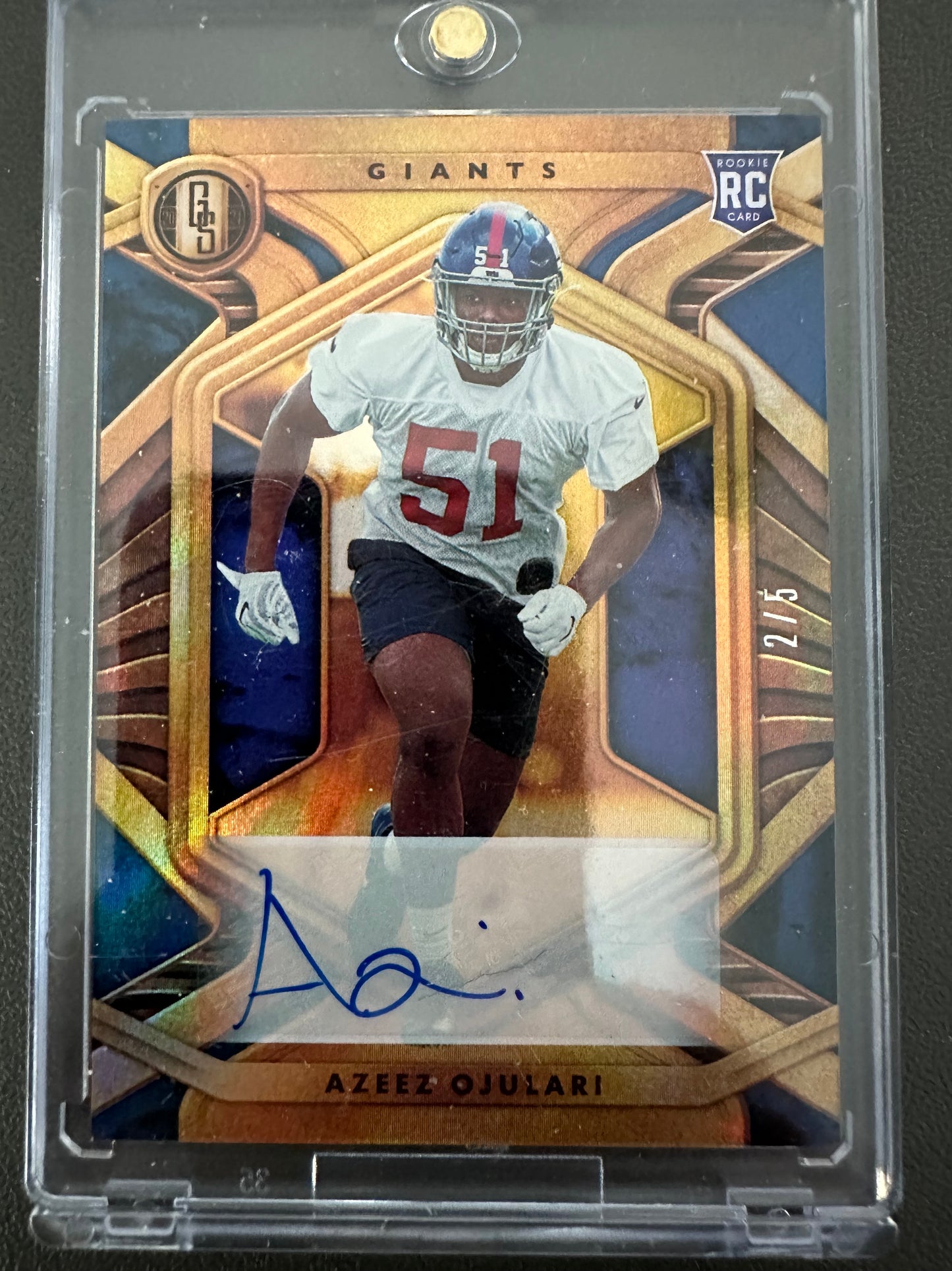 2021 Gold Standard 02/05 SP Azeez Ojulari Auto Rare !!!!