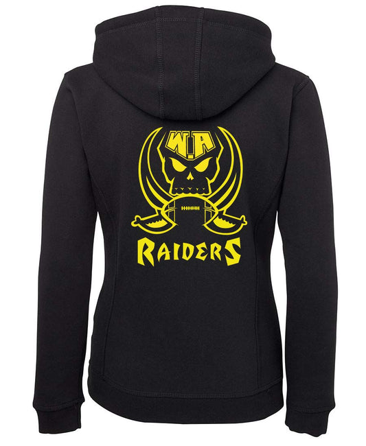 GW Raiders Ladies Zipped Hoodie