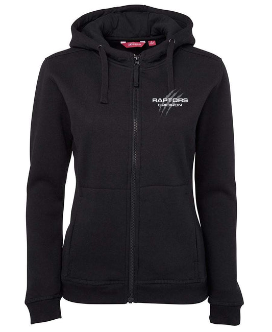 Raptors Gridiron Ladies double sided Zipped Hoodie