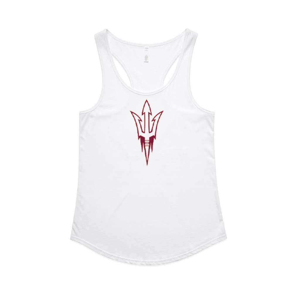 Sun Devils Women's Racer back Singlet fork