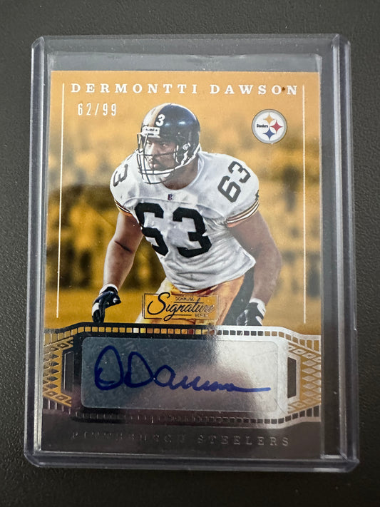2019 Panini Chronicles Signature Series DERMONTTI DAWSON #SS24 Auto #62/99