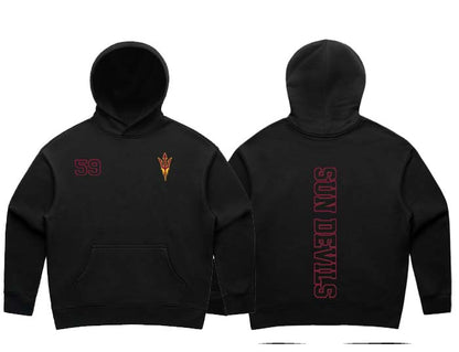 Sun Devils Womens Relax hoodie