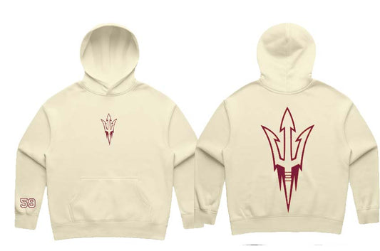 Sun Devils unisex Relax hoodie fork design