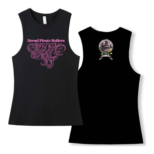 Dread Pirate rollers Ladies Muscle T design 2