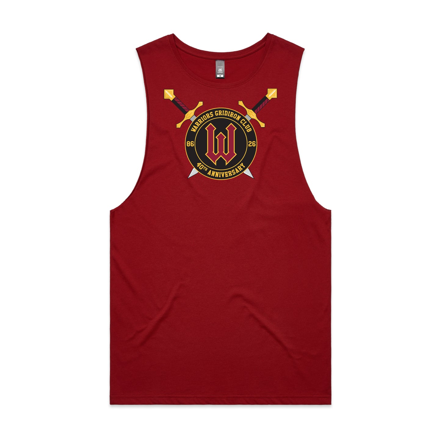 Warriors 40th Muscle tee