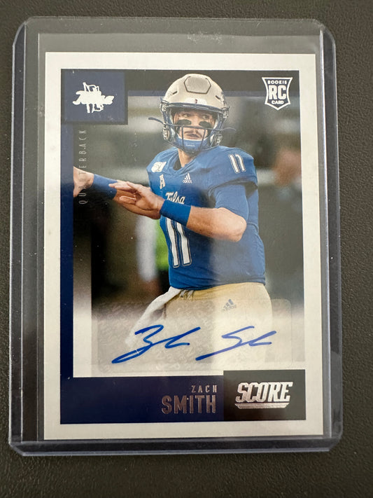 2021 Panini Score RC Zack Smith Auto