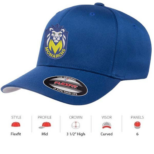 Monarchs trucker cap flex fit