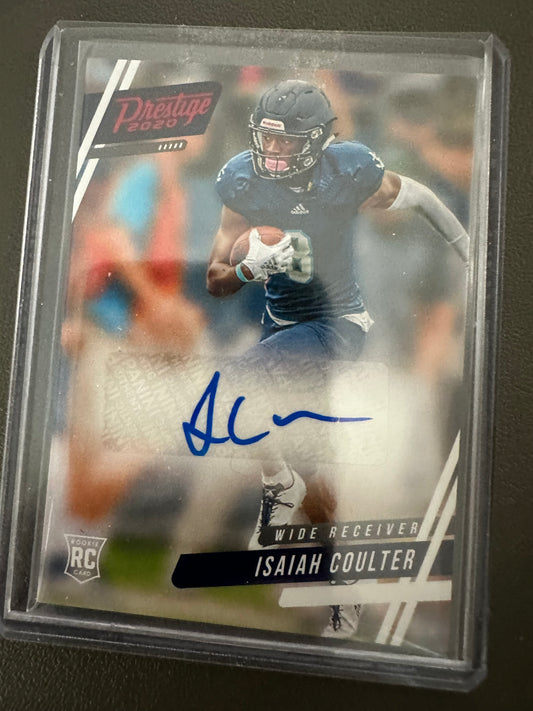 2020 Prestige RC Isiah Coulter Auto