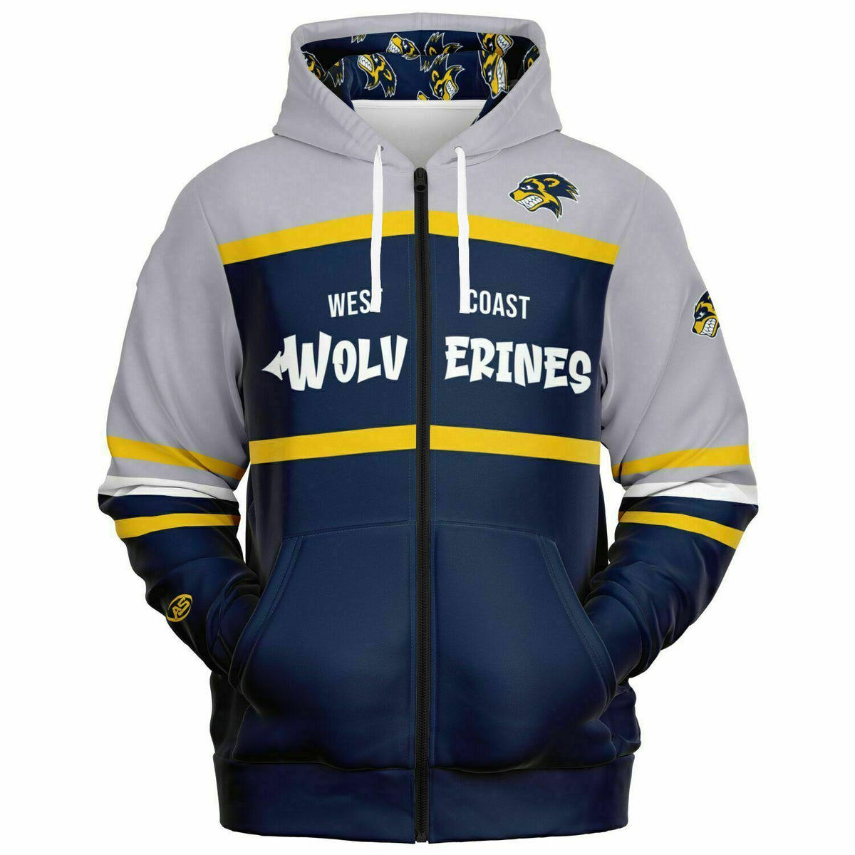 West Coast Wolverines Performance Zip Up Hoodie 2024 - American Sport ...
