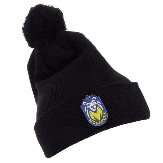 Monarch Logo Pom Pom beanie