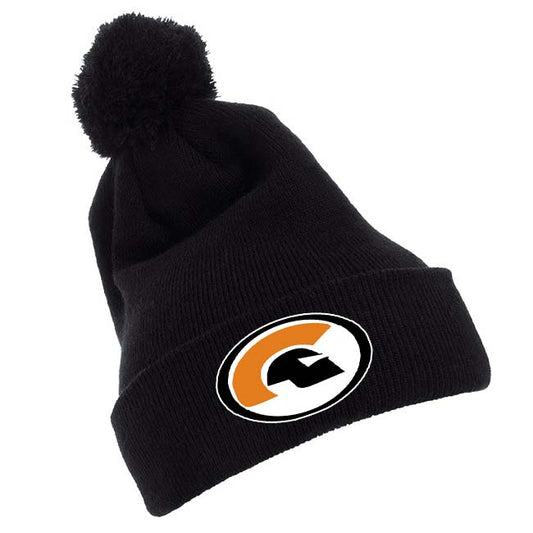 Sunshine Coast Spartan Logo Pom Pom beanie