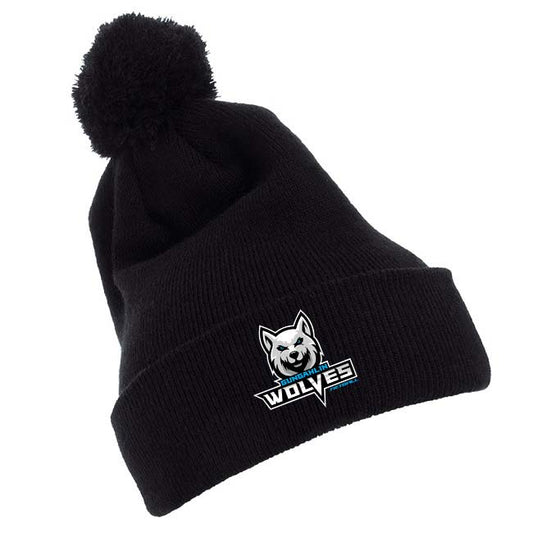 Gungahlin Wolves Netball POM POM STYLE BEANIE