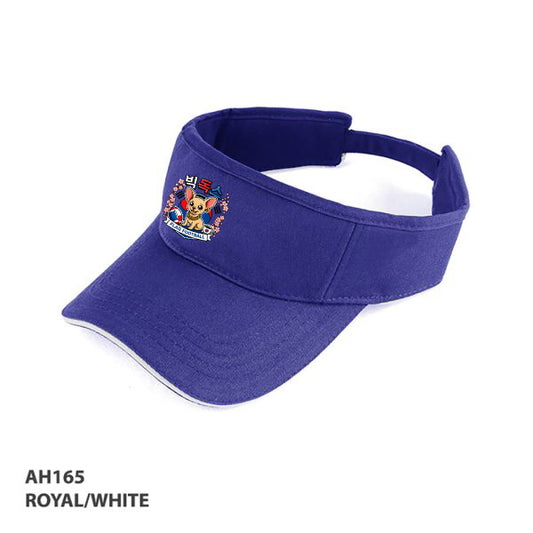 Korea visor royal blue