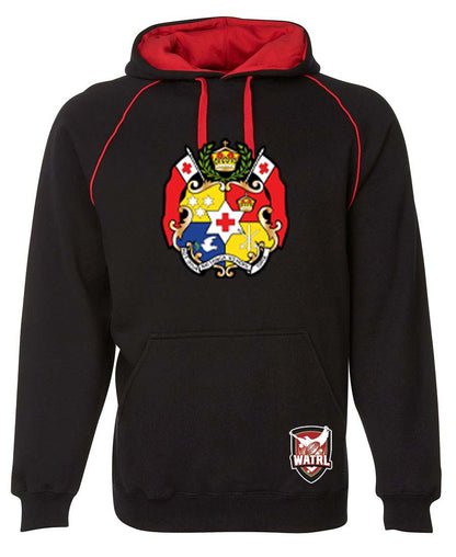WA WATRL/Tonga contrast Hoodie Double Sided