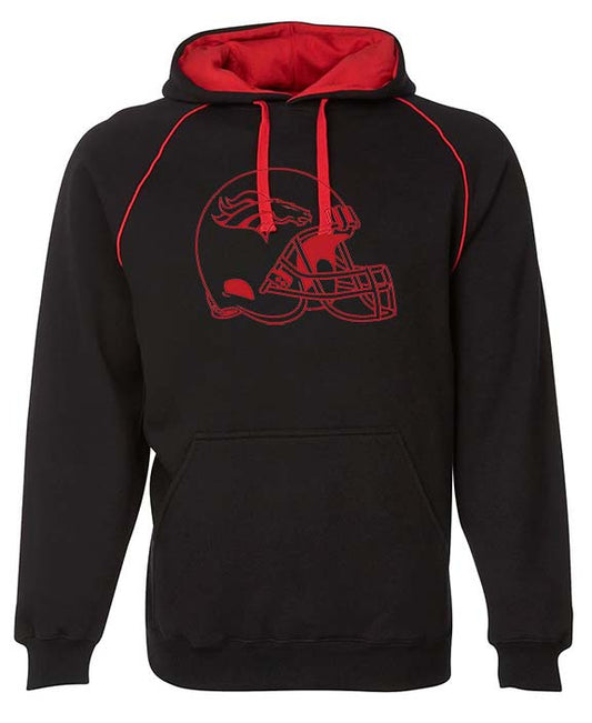 Wollongong Mustangs Helmet contrast Hoodie