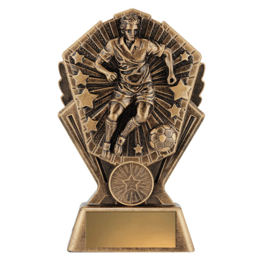 Cosmos Football male Trophy Antique gold 3 sizes