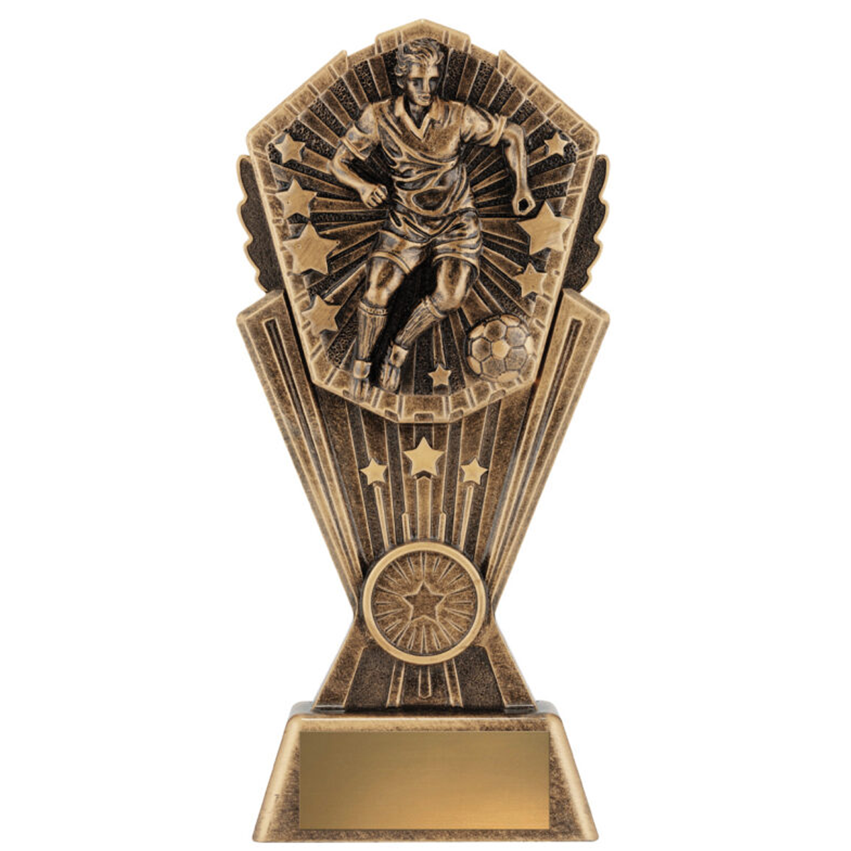 Cosmos Football male Trophy Antique gold 3 sizes