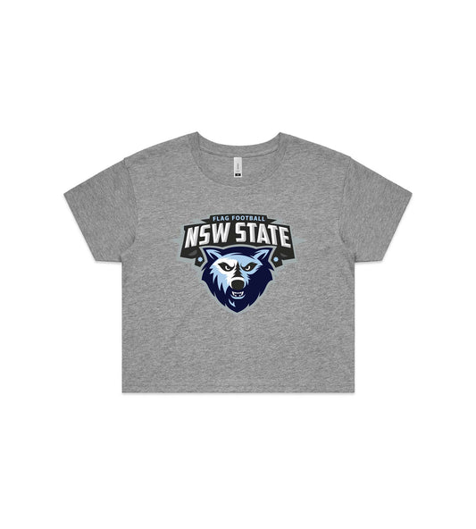 Flag Football NSW Cropped Tee - ladies