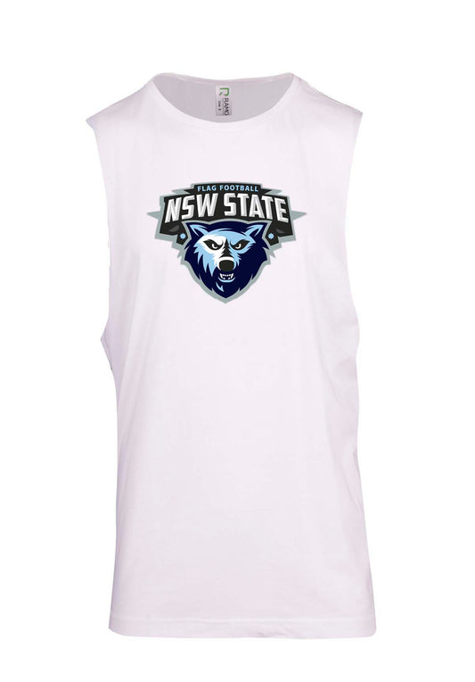 FLAG FOOTBALL NSW MUSCLE TOP