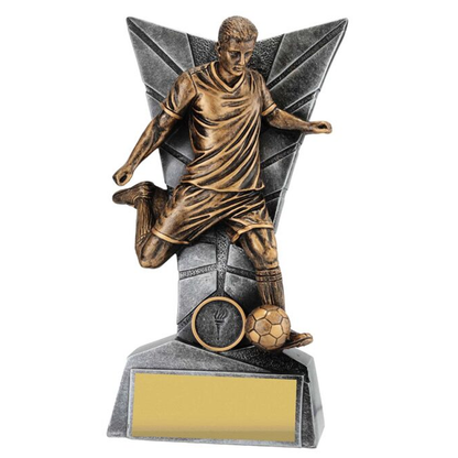 Football Male Delta Trophy Antique Gold 4 sizes