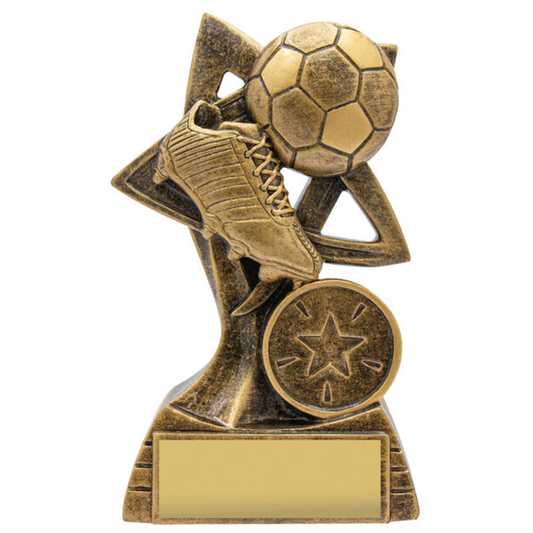 Football Spinifex Trophy Antique Gold 2 Sizes