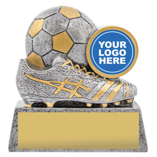 Football Squad 85mm Trophy Antique Silver