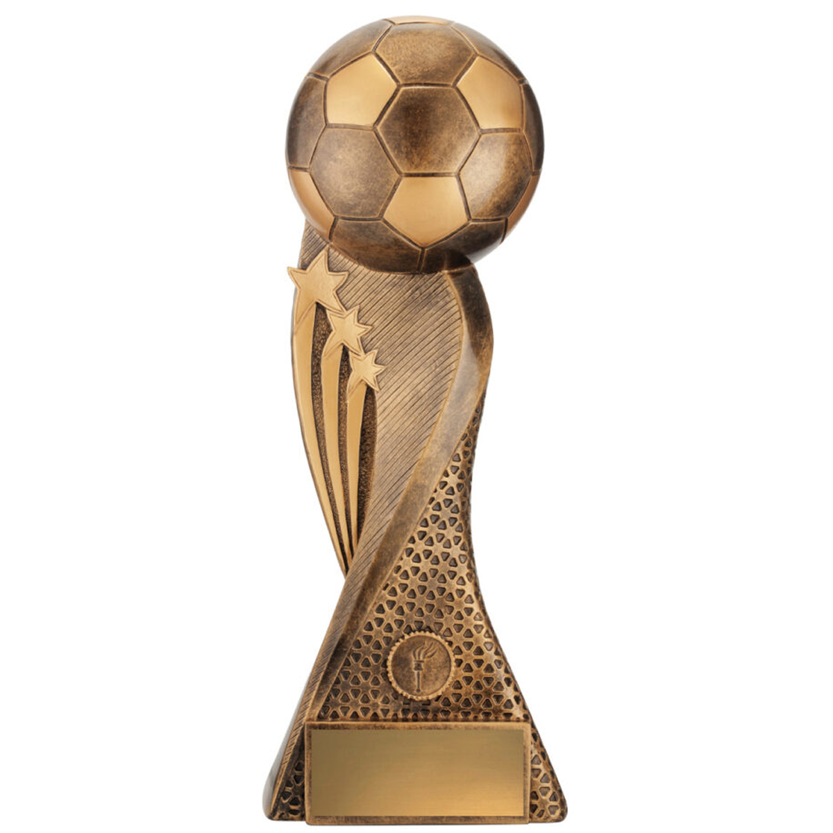 Football Star Champion Trophy Antique Gold 6 Sizes