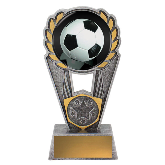Football – Colour Polaris Trophy Antique Silver 3 sizes