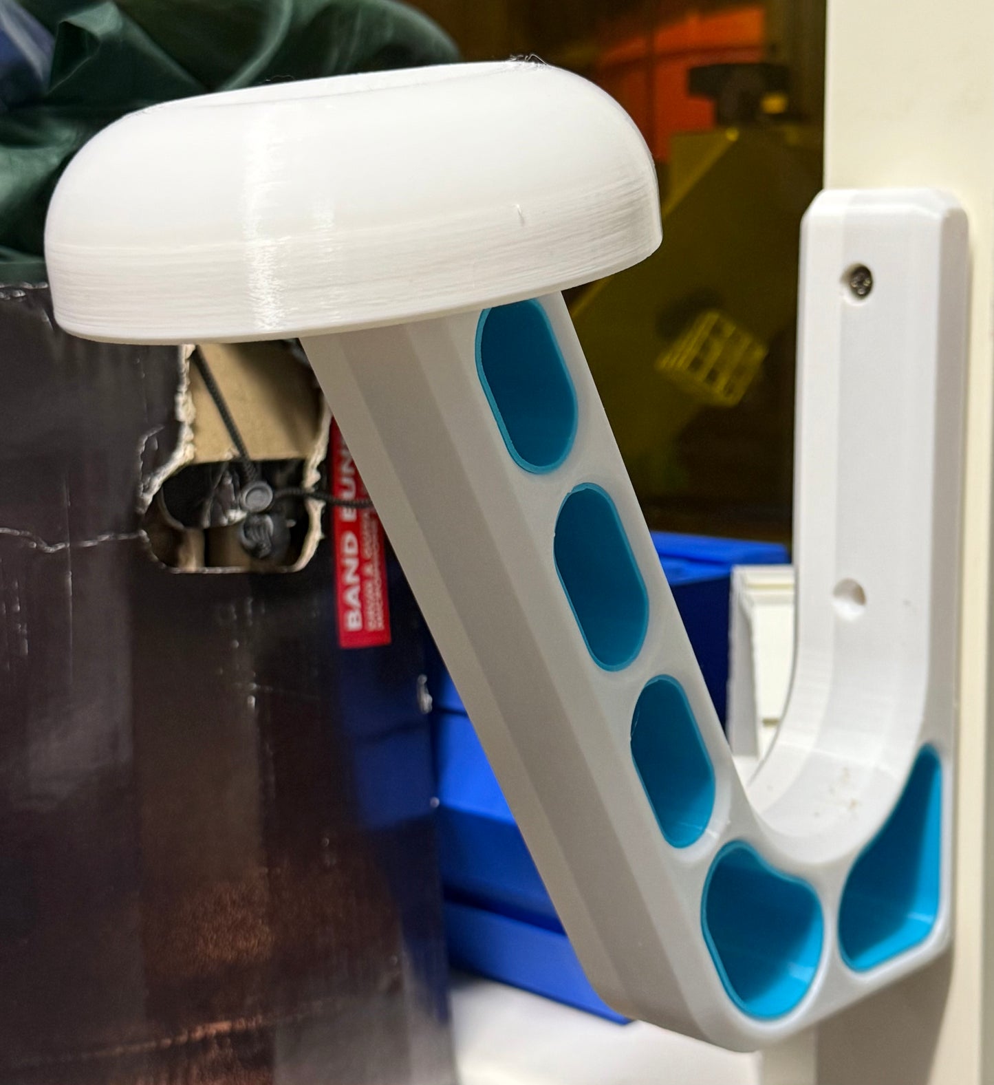 Wall Mounted Helmet Holder