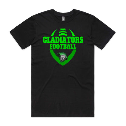 Gladiator colour fade Double Sided Logo / Name T Shirt