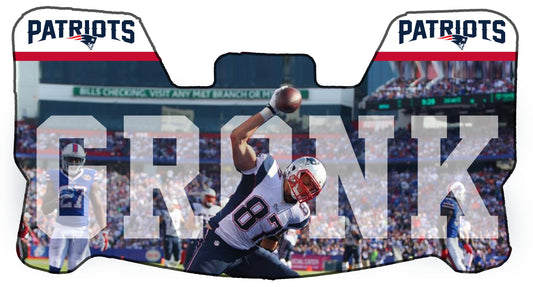Rob Gronkowski Patriots Themed Custom Visor