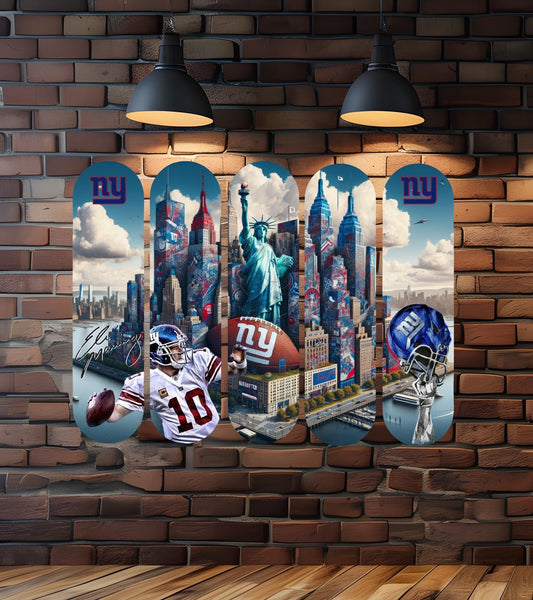 Custom Skateboard Wall Art Choose from 1, 3 or 5 boards