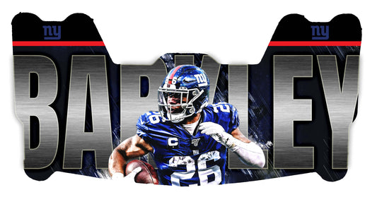 Saquon Barkley Giants Themed Custom Visor