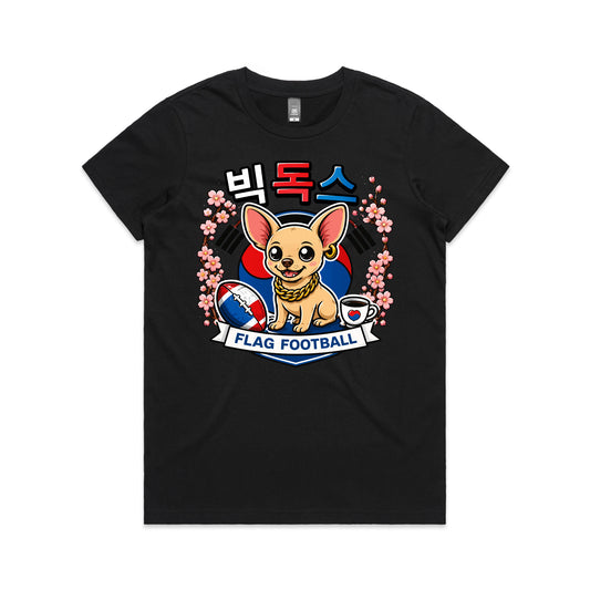 Big Dawgs women's maple  tee Korea design