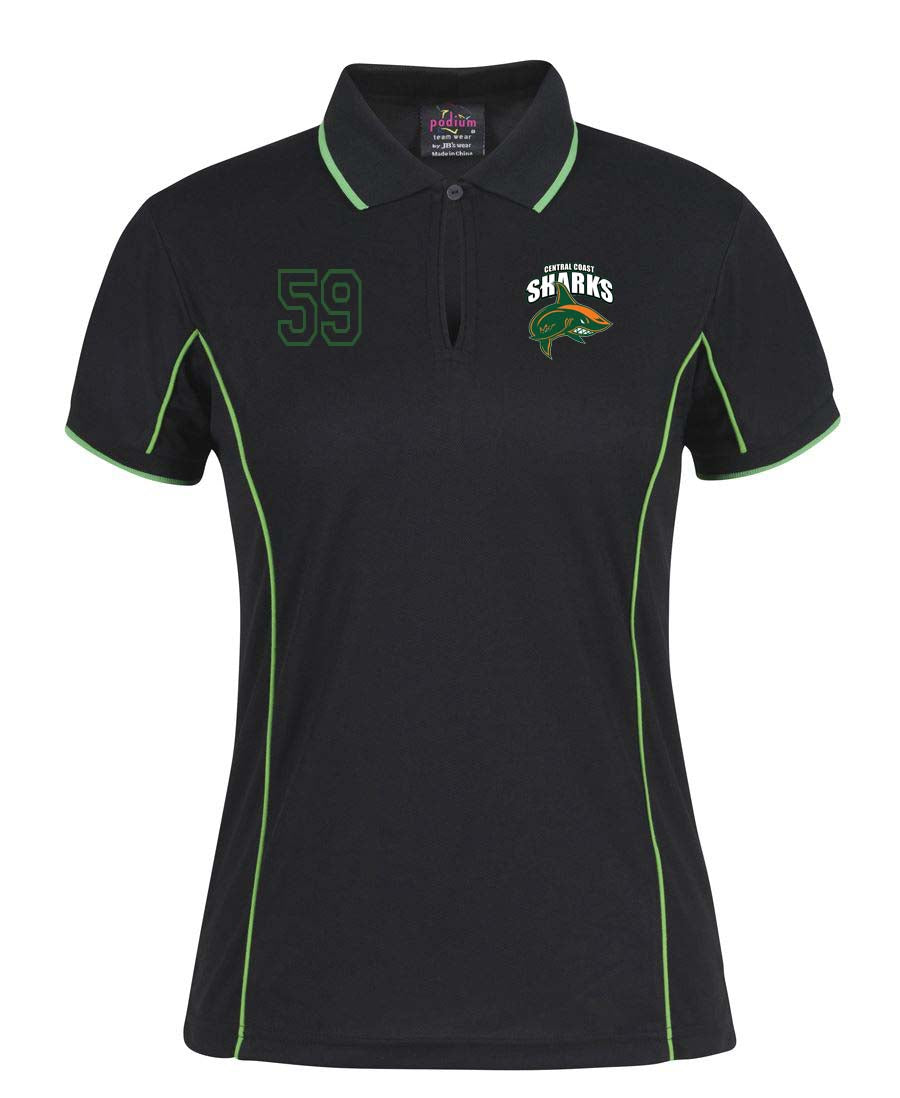Central Coast Sharks Ladies Polo Shirt