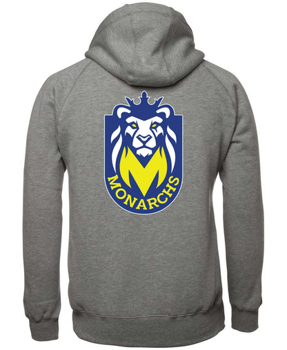 Monarchs Zipped Logo Hoodie