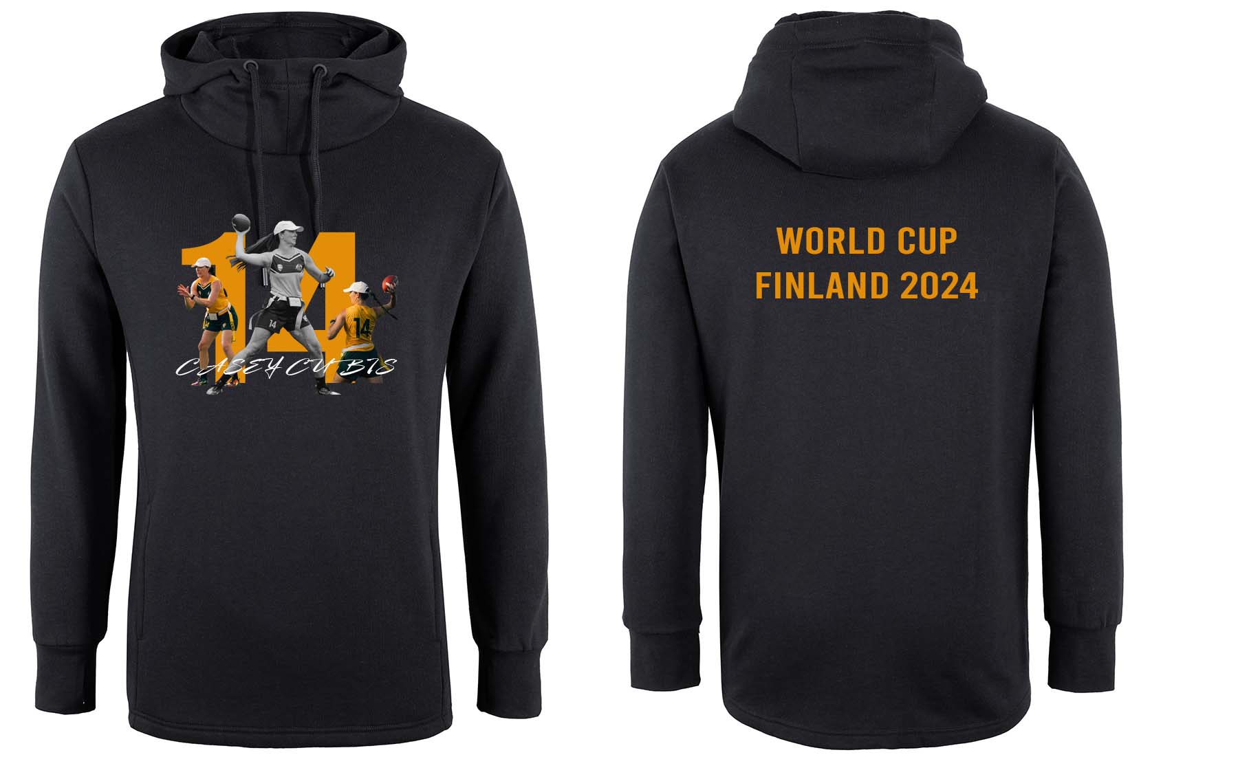 Cubis Flag Double sided Sports Hoodie