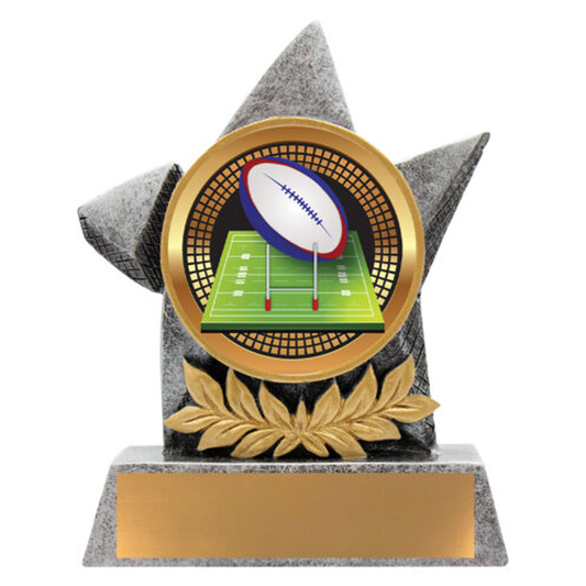 Argo Trophy Rugby Trophy Antique Silver