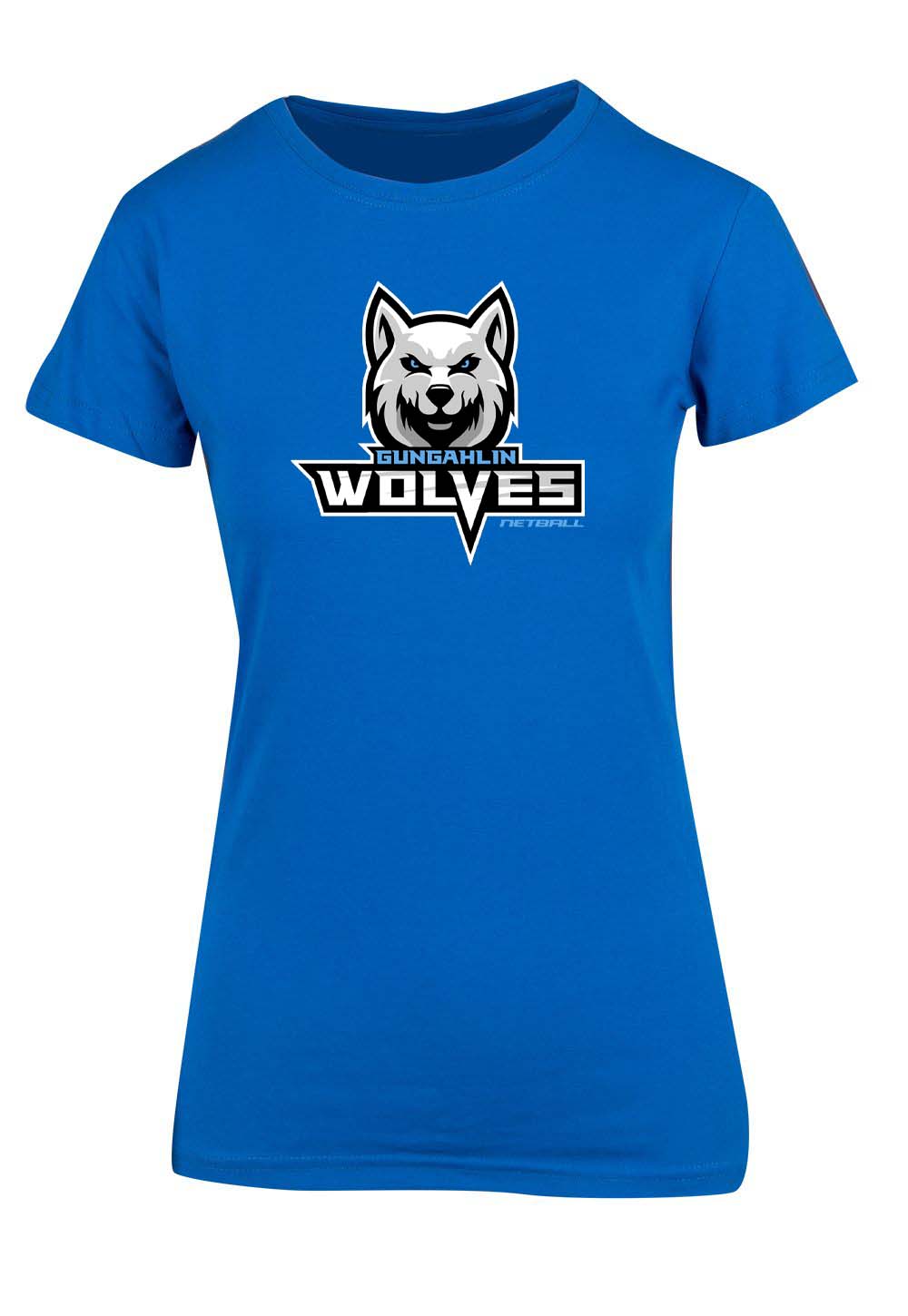 GUNGAHLIN WOLVES LADIES T-SHIRT NETBALL