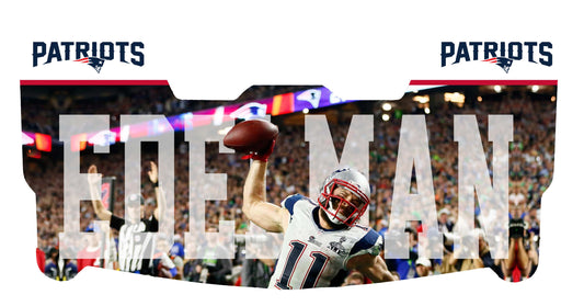 Julian Edelman Patriots Themed Custom Visor