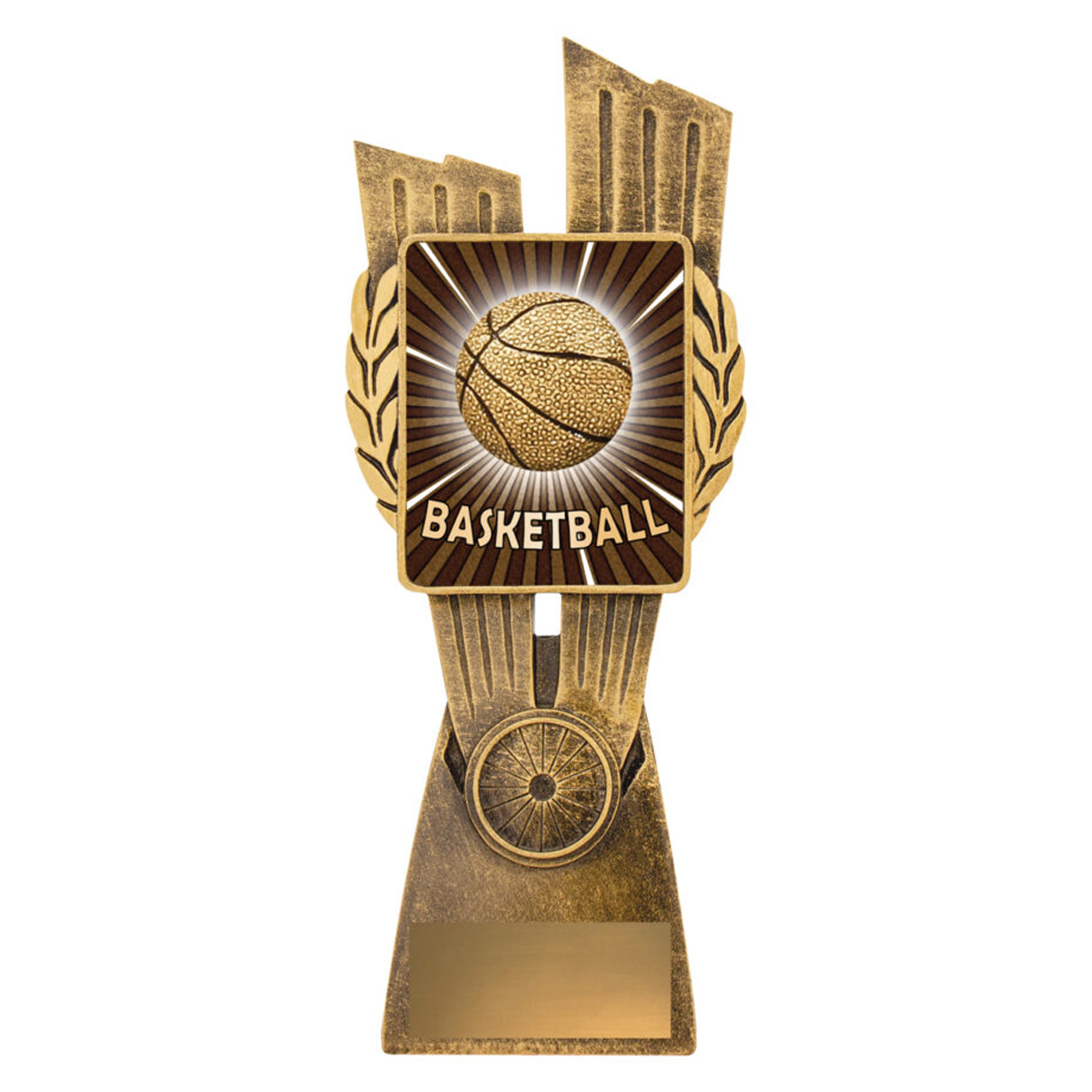basketball Antique Gold Lynx Trophy 4 Sizes