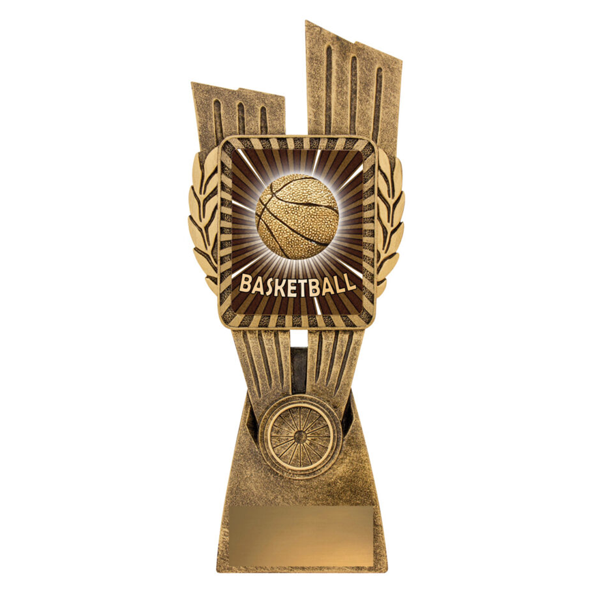 basketball Antique Gold Lynx Trophy 4 Sizes