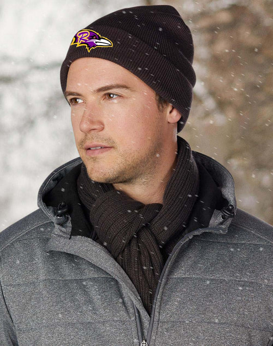 Rockingham Ravens Softball Knitted Beanie