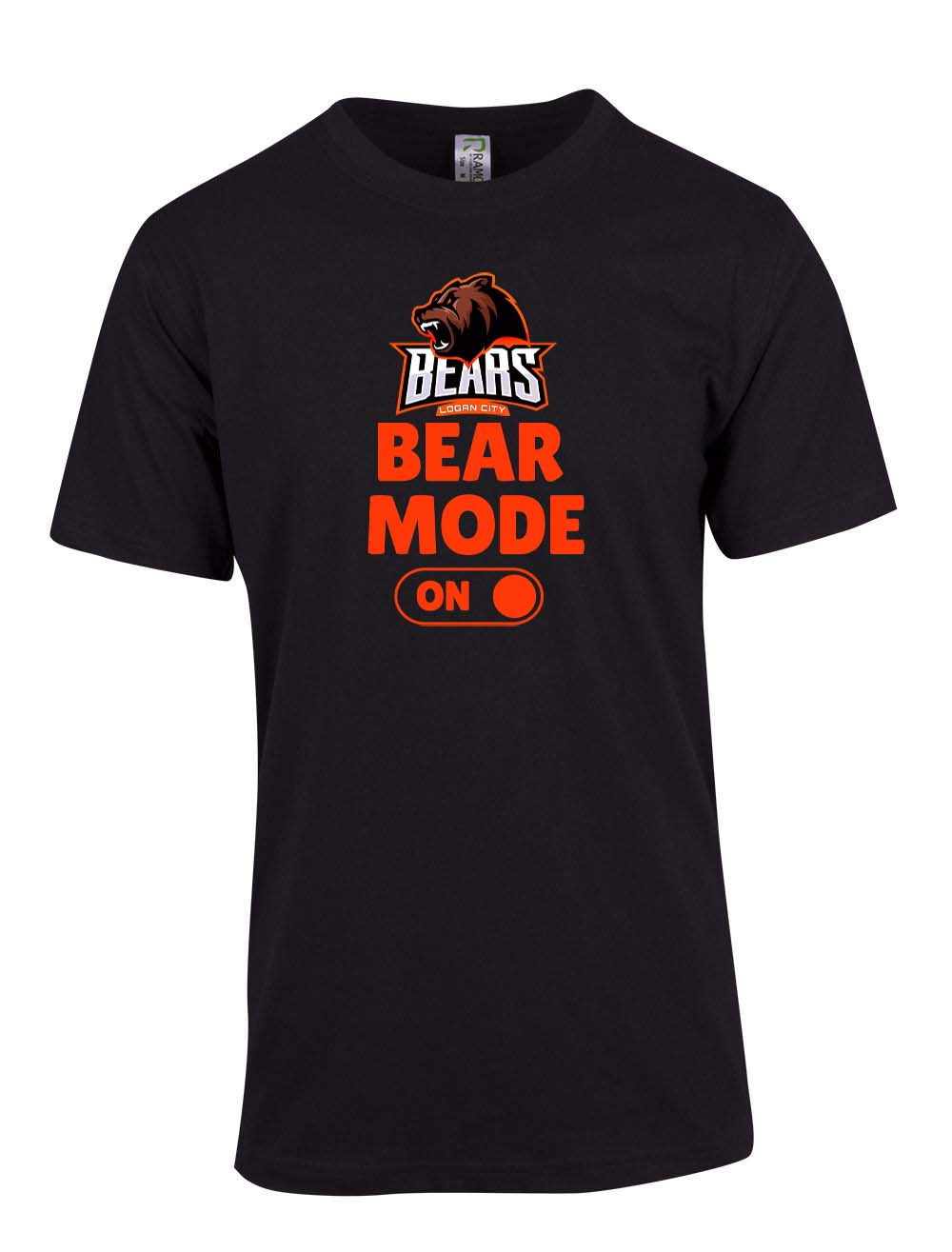 Logan City Bears - Bear Mode on T-Shirt