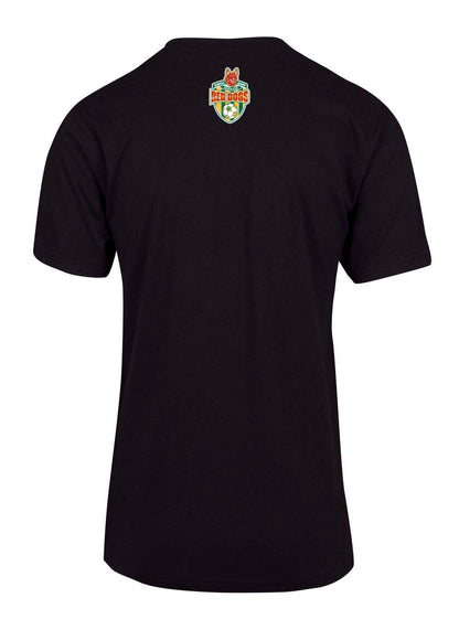 Dampier Red Dogs Adult Unleashed Logo T-Shirt Double Sided