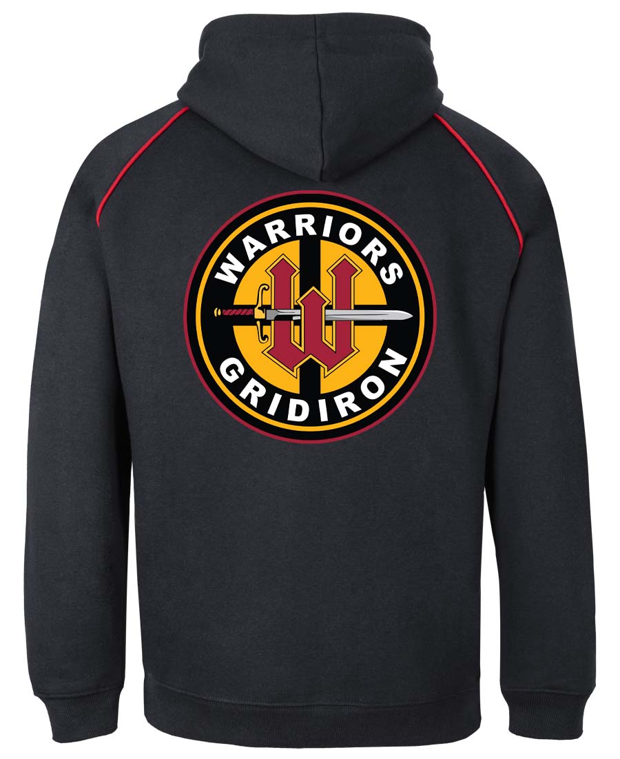 Warriors contrast Hoodie double sided