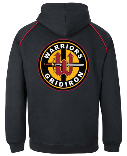 Warriors contrast Hoodie double sided